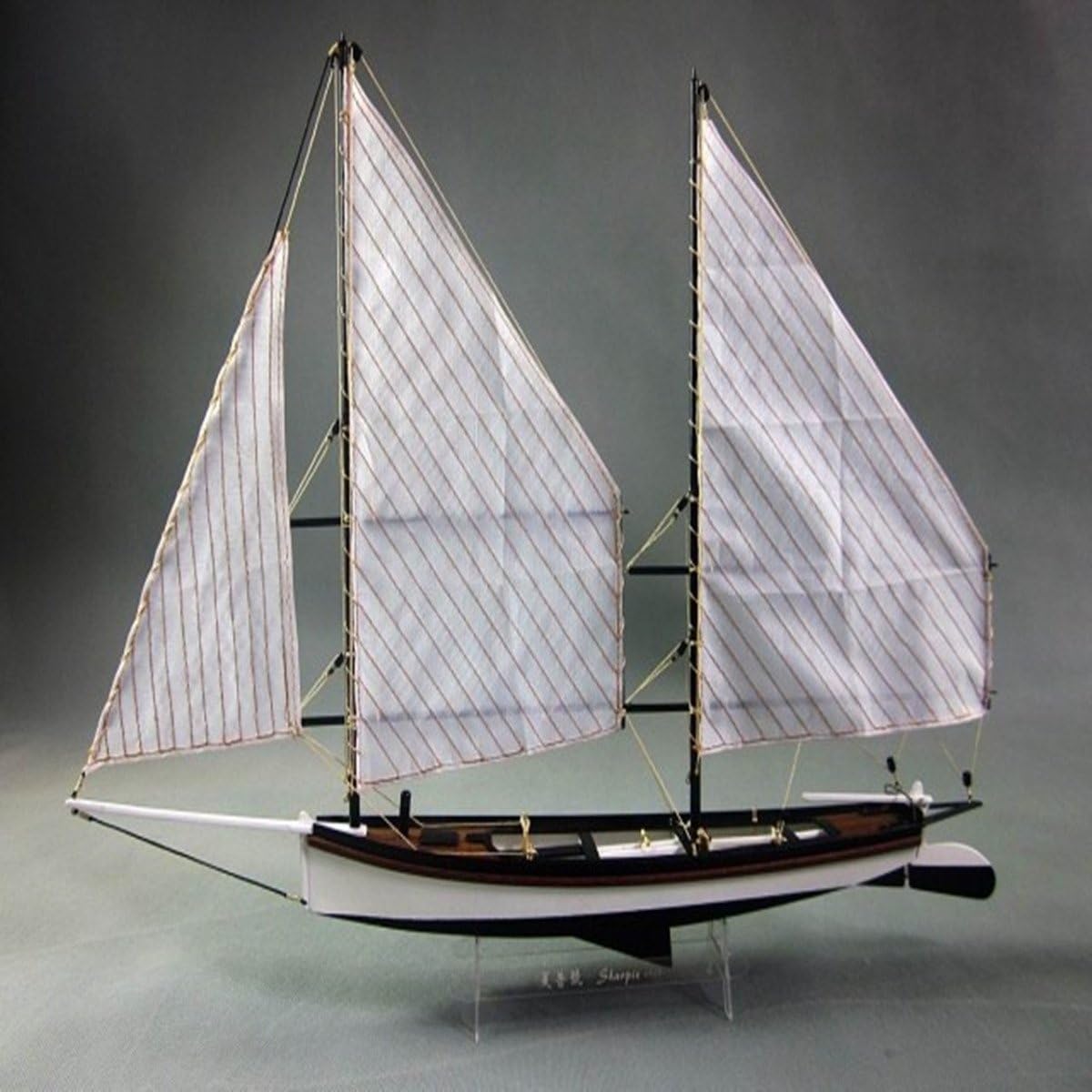Aissimio 1:24 Model Kit Wooden Ship Models DIY Ship Model kit Boat Ships Kits Sail Boat Wooden Model Kit Toy ship gift set