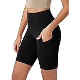 ODODOS Women's Tummy Control Biker Shorts 2.0 with Pockets High Waist Athletic Workout Yoga Shorts-3.5''/ 5"/ 8" / 10" Inseam