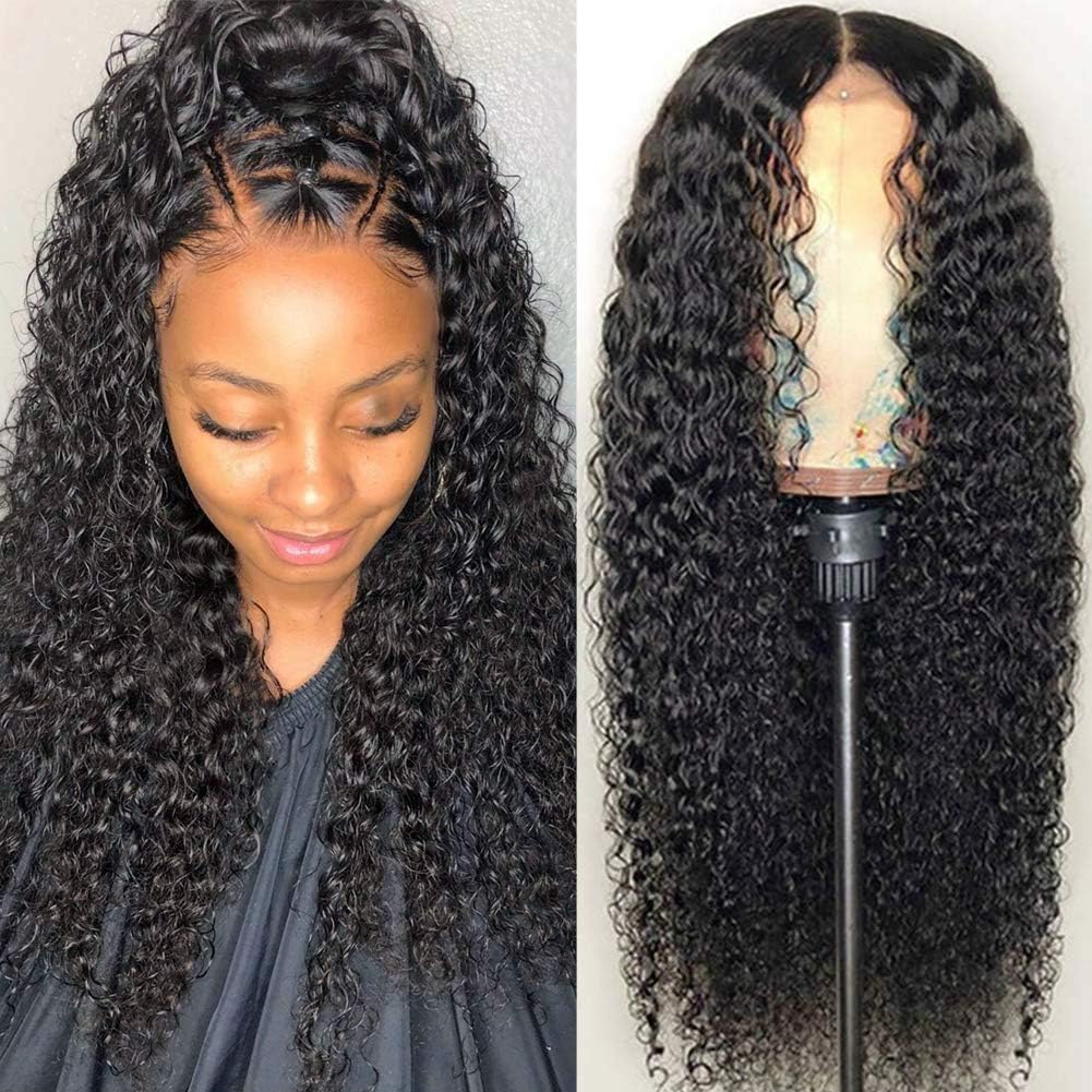 CYNOSURE Lace Front Human Hair Wigs for Black Women 13x4 9A Curly Lace Front Wigs Human Hair Pre Plucked With Baby Hair (10, Curly Wigs)