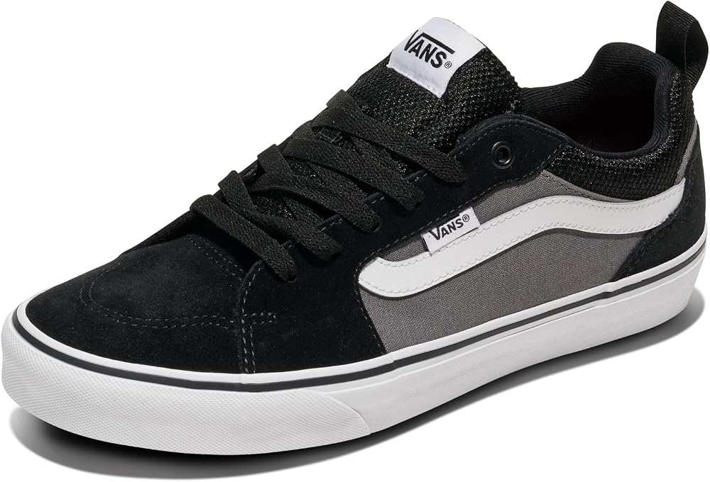 Vans Filmore Suede/Canvas Men’s Low-Top Sneakers Black Pewter 46 EU