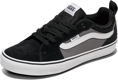 Vans Filmore Suede/Canvas Men’s Low-Top Sneakers Black Pewter 46 EU