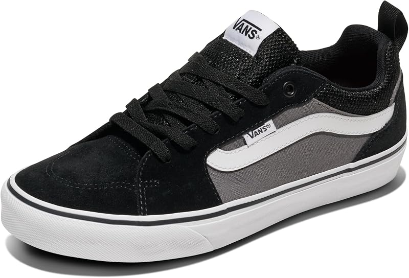 Vans Filmore Suede/Canvas Men’s Low-Top Sneakers Black Pewter 46 EU