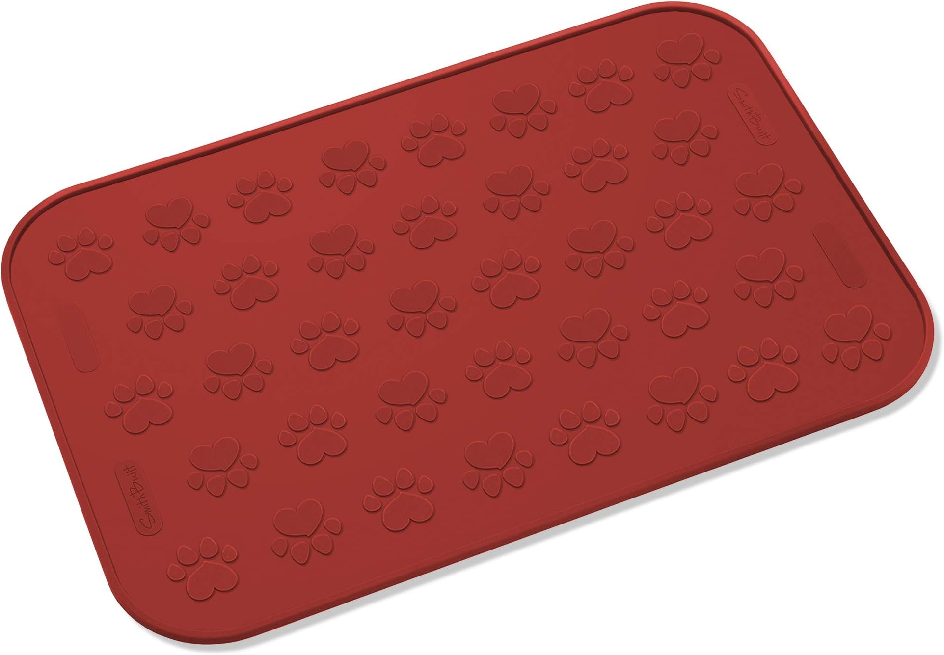 SmithBuilt 24" x 16" Large Dog Food Mat - Waterproof Non-Slip Silicone Cat Pet Bowl Feeding Placemat