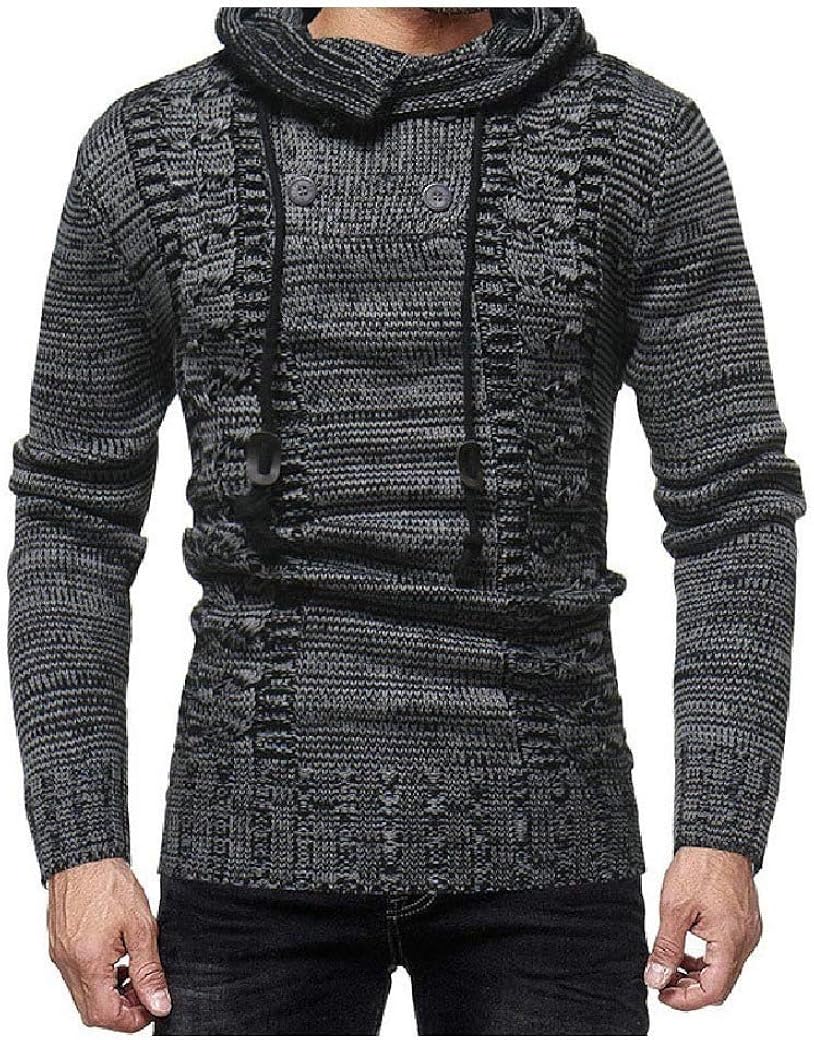 Men DressUMen Hood Colorblock Slim 
