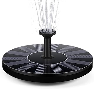 BAONUOR Solar Springbrunnen 2020 Upgrade, Solar Teichpumpe mit 5 Effekte Solar Wasserpumpe Solar schwimmender Fontäne Pumpe für Gartenteich Oder Springbrunnen Vogel-Bad Fisch-Behälter