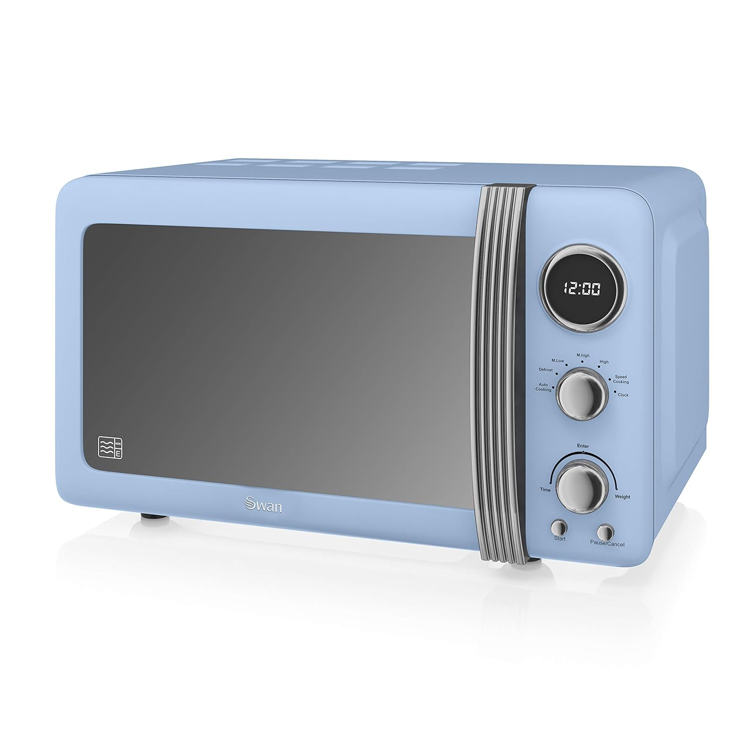 Amazon.com: Swan Retro Digital microondas, 20 l, 800 W, Azul ...