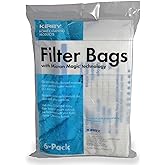 Kirby Allergen Reduction HEPA Filter Bags 6-Pack | Part #204811 | OEM Replacement for F-Style &amp; Twist-Style Kirby Vacuums