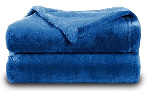 NANPIPER Baby Blankets, Super Soft Fleece Fuzzy Blanket for Toddler, Luxury Cozy Lightweight Microfiber Plush Blanket-Throw Size 30"x40",Turquoise Blue