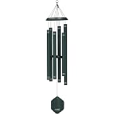 Arabesque by Wind River - 50 inch Emerald Wind Chime for Patio, Backyard, Garden, and Outdoor d&eacute;cor (Aluminum Chime) Made in the USA