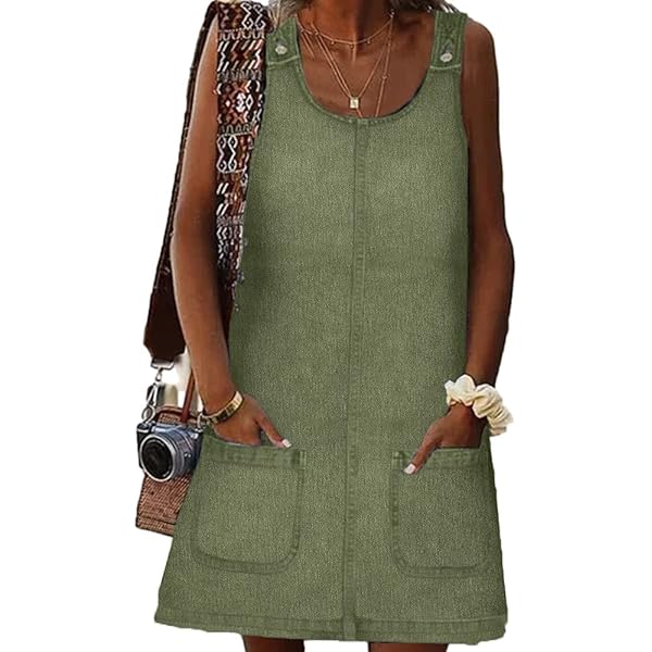 Light Grey Check Belted Mini Pinafore Dress New Look