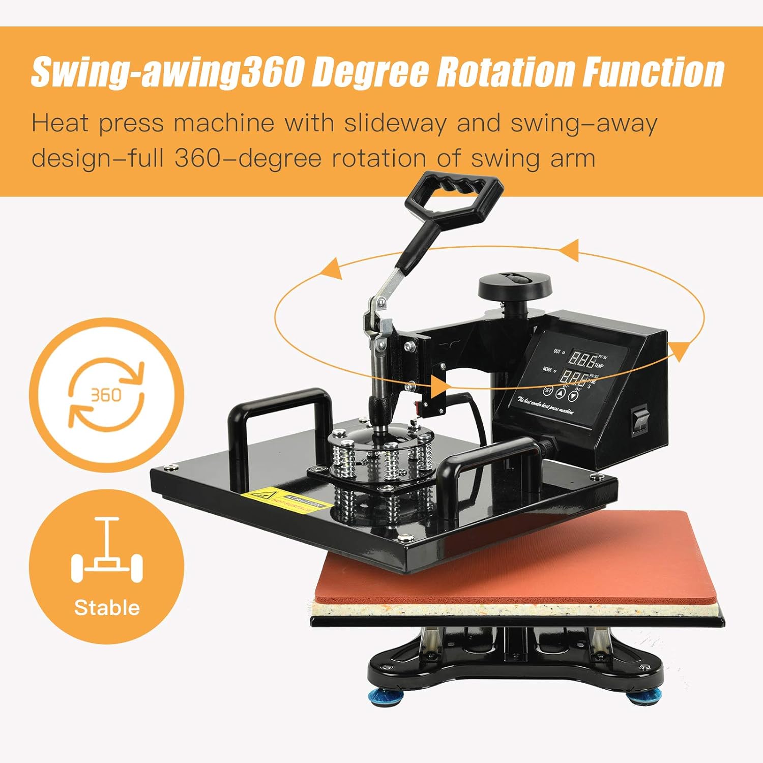 nurxiovo heat press machine 12x10