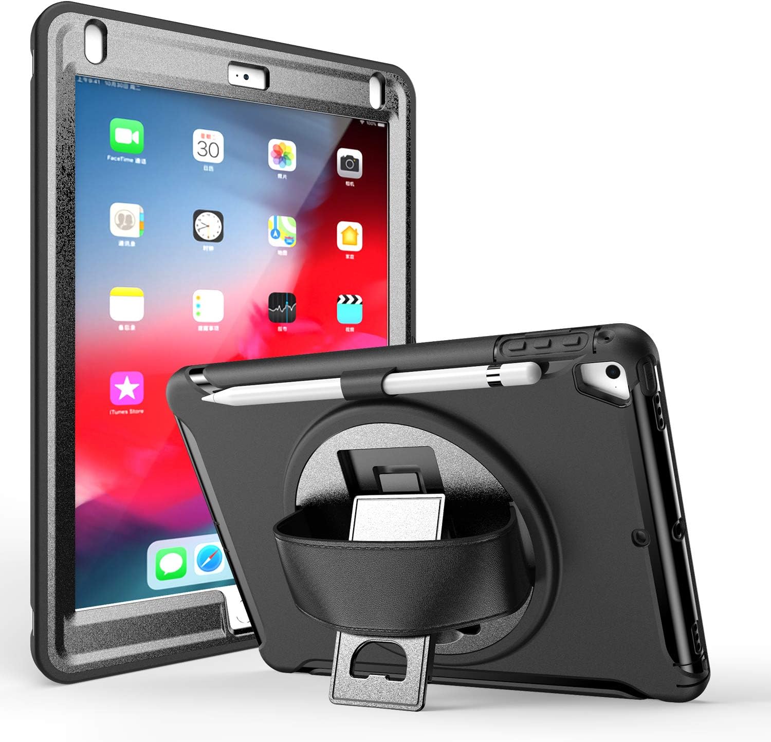 MadeRy Shockproof Rugged Case for iPad 2018 & 2017 9.7" / iPad Pro 9.7" / iPad Air 2 / iPad Air