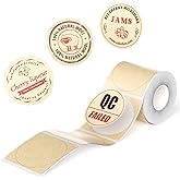 NIIMBOT B21 Pro Label Maker Refill - 300DPI Red & Black Dual Color Sticker Paper Round (1.34"x1.34"/34x34mm) for School, Office, Retail, Baking & Safety Labels - Compatible with B21 Pro Only