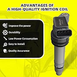 MOAUTO Set of 6 Ignition Coils Pack UF594 GN10588
