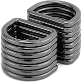 DEVPSISR Metal D Ring,Heavy Duty Welded Solid D Rings for sewing,Purse Making Supplies,Backpacks,Webbing Straps