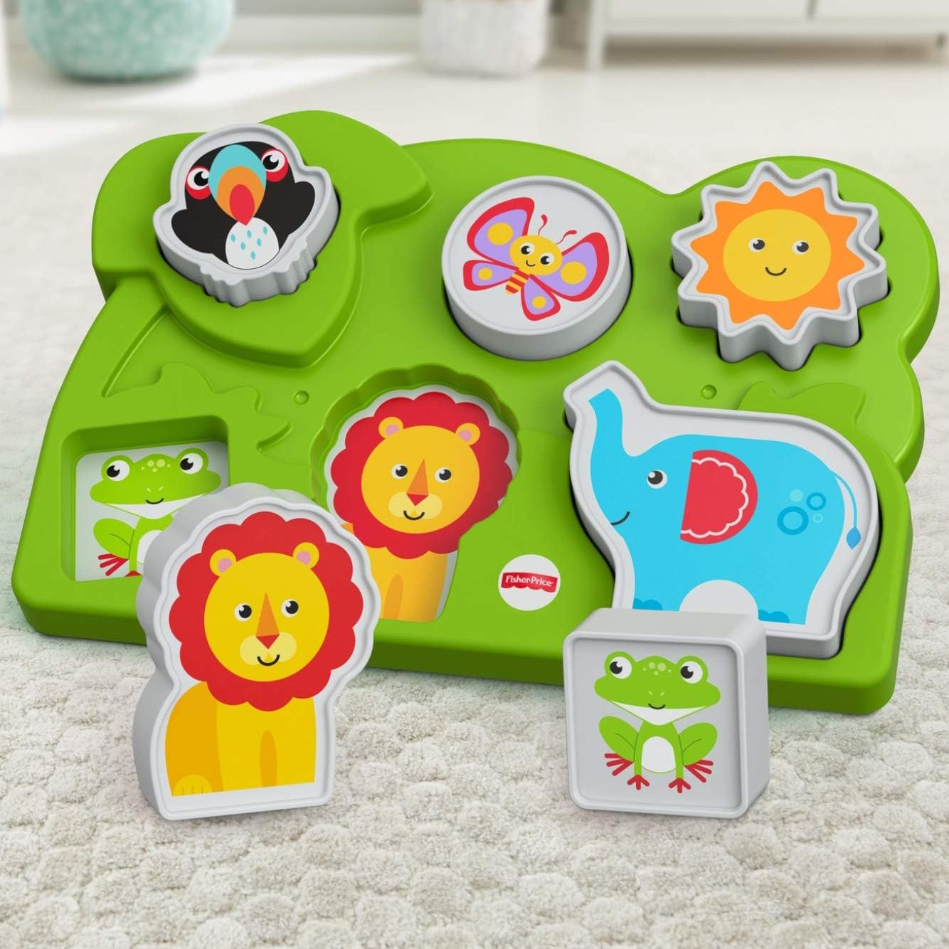 fisher price jungle animal puzzle