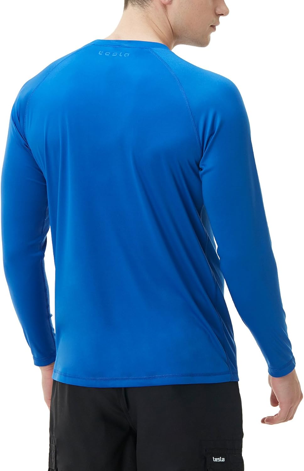 TSLA 1 or 2 Pack Men's Rashguard Swim Shirts, UPF 50+ Loose-Fit Long Sleeve Shirts, Cool Running Workout SPF/UV Tee Shirts: Clothing