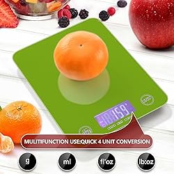 UMIRIKO Apples Green Kitchen Digital Scale Weight