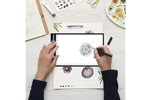 XIAOSTAR Light Box Drawing Pad A5, Tracing Board with Micro USB Cord Charge Cable and Brightness Adjustable for Artists, AnimationDrawing, Sketching, Animation, X-ray Viewing (A5) Not Rechargeable