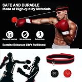 Dermasy Boxing Training Ball Set with Headband for Reaction and Speed view 2