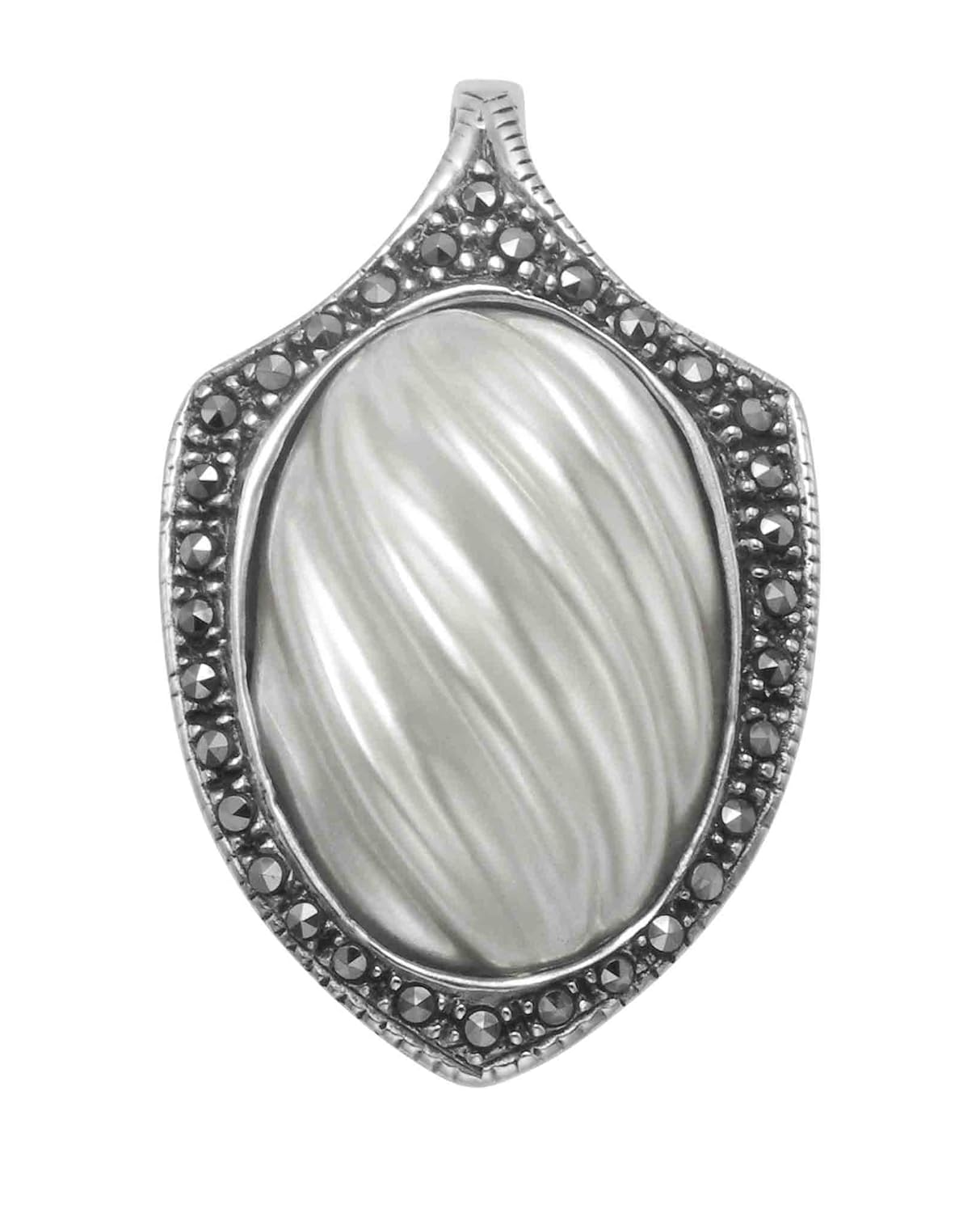 Necklaces Wild Things Sterling Silver Marcasite Shield Pendant Foretadrenaline Com Necklaces Wild Things Sterling Silver Marcasite Shield Pendant Foretadrenaline Com