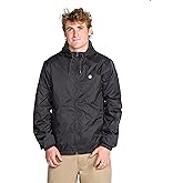Volcom Men's Ermont Hooded Windbreaker Jacket – Wind & Water Resistant