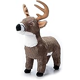 The Petting Zoo White-Tailed Buck Stuffed Animal Plushie, Gifts for Kids, Earth Keeperz Wildlife Animals, Zoologee White-Tailed Buck Plush Toy, 12 inches