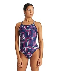ARENA Puzzled Light Drop Back Women's One Piece