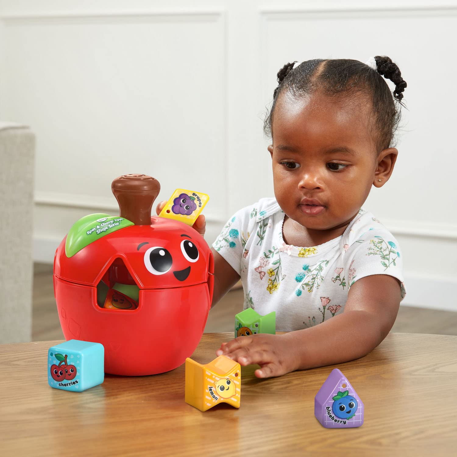 LeapFrog Spin and Change Apple Shape Sorter