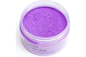 SEISSO Lavender Purple Mica Powder for Epoxy Resin 1.7 oz /50g Powdered Pigment for Soap Colorant Bath Bomb Dye, Cosmetic Grade for Lip Gloss, Acrylic Nails Polish, Craft Projects