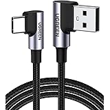 UGREEN USB C Cable 90 Degree Type C Cable 18W Fast Charging USB A to USB C Cable Right Angle Compatible with iPad Mini 6Galax