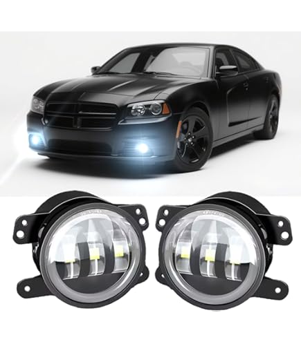 Amazon.com: For Dodge Charger Fog Light Cover 2011 12 13 2014 Driver and  Passenger Side Pair/Set | Black | SE/SXT | DOT/SAE Compliance | CH1038133 +  CH1039133 | 68092573AA + 68092572AA : Automotive