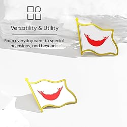 Easter Island (Rapa Nui) Flag Lapel Pin - Enamel