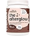 Wellah The Afterglow Multi Collagen Protein + Beauty (30 Servings, Chocolate) - Hair, Skin, Nail & Joint Support - Non-GMO & Gluten Free