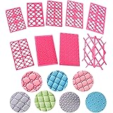 meizhouer 9pcs/set Embosser Fondant Cake Baking Sugarcraft Decorating Mold Cookie Tools Mold Home Kitchen Accessories