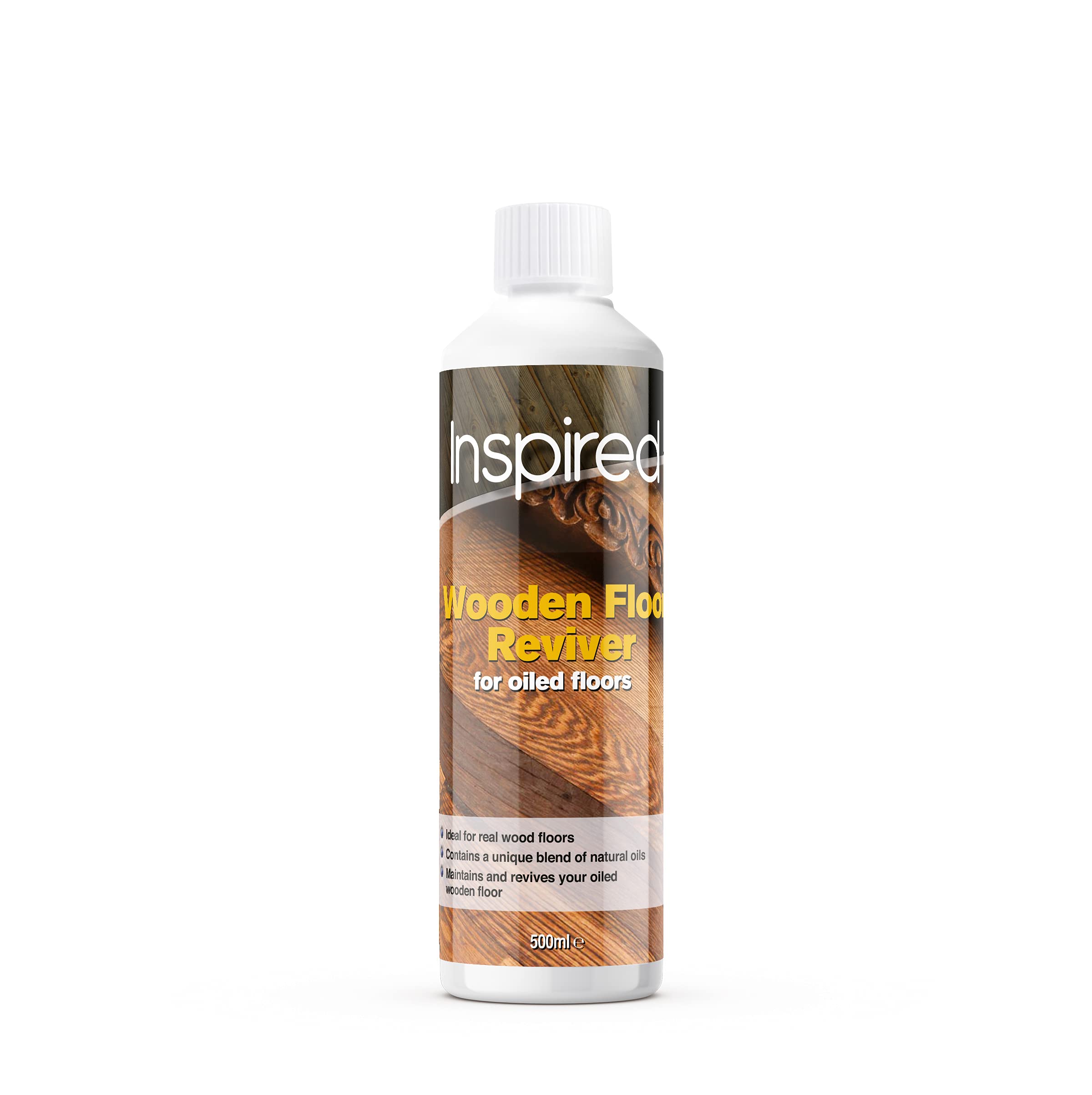 Inspired Wooden Reviver/Maintainer for Oiled Floors, Mixed Materials, 500ml, clear