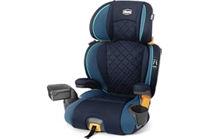 Chicco KidFit Zip Plus 2-in-1 Belt Positioning Booster Car Seat - Seascape, Blue