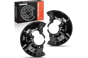 A-Premium Front Driver and Passenger Side Brake Dust Shield Compatible with Toyota Models - Corolla 2014 2015 2016 2017 2018 