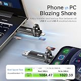 SSK 1TB External SSD USB 3.2 Gen 2 Dual USB-C USB-A Portable Drive view 3