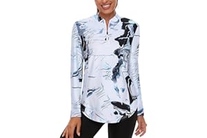 Misyula Style Womens Sleeveless Collarless Golf Polo Shirts Quick Dry Zip Up Athletic Tank Tops