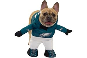 MODERN HERO NFL Officially Licensed Running Dog Costume includes 2 pc Set - Bodysuit and Hat (Green, Medium, Philadephia Eagles)