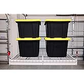 DURA-LIFT Elevate 4x4 Motorized Overhead Storage Lift for Garage Ceiling, Electric Storage Rack with Bluetooth App Control