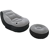 Intex Inflatable Ultra Lounge with Ottoman 2 Pack