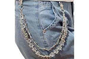 PINKPIN Wallet Chain Punk Keychains Jeans Pant Chain Biker Chain for Men Chains Jean Chains Belt Chain