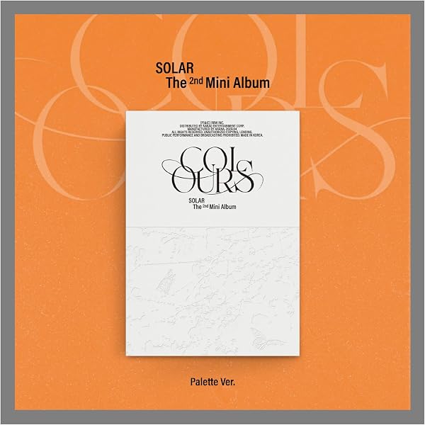 SOLAR - MAMAMOO SOLAR SPIT IT OUT Single Album CD+Photo Book+2