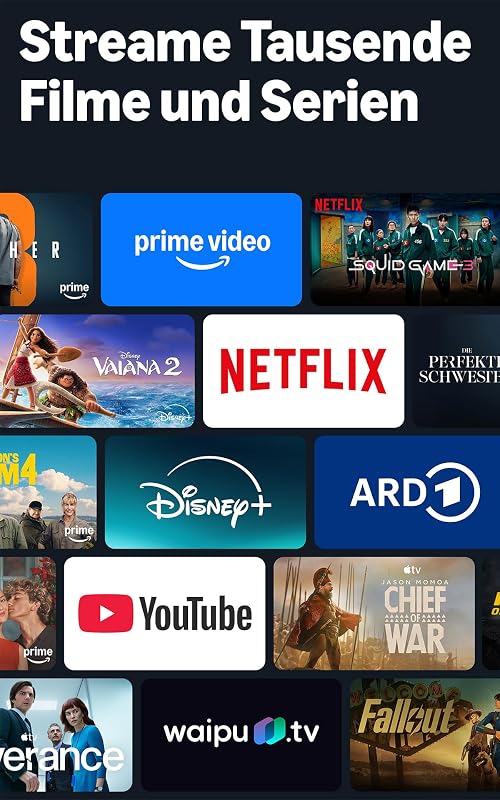 Fire TV Stick 4K Plus, mit Unterstützung für Wi-Fi 6 sowie Streaming in Dolby Vision/Atmos und HDR10+, finde Serien schneller mit Alexa+