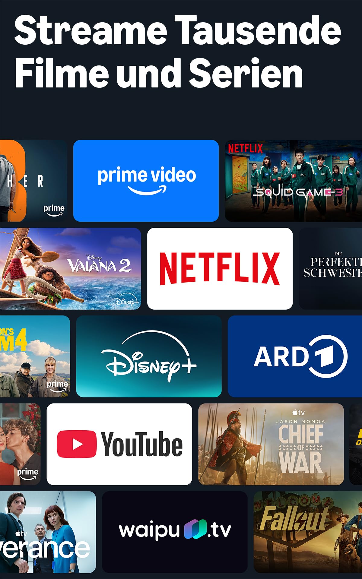 Amazon Fire TV Stick 4K Plus, mit Unterstützung für Wi-Fi 6 sowie Streaming in Dolby Vision/Atmos und HDR10+, finde Serien schneller mit Alexa+ 5