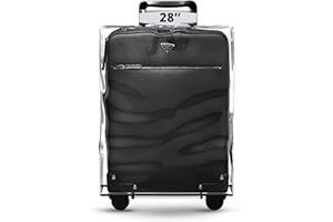 Guardify® Luggage Covers for SuitcaseTsa Approved, 28" Clear Luggage Protector Suitcase Cover|Sturdy Transparent & PVC Waterproof Travel Luggage Sleeve |Carry On Luggage Plastic Cover in 1 Perfect Fit