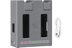 100W Dual Battery Charger with Storage Charge for DJI Mavic 4 Pro Drone,Two-Way Charging Hub,Fast Charge 2 Batteries Accessor