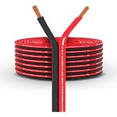 DS18 SW-16GA-100RB 16-GA Ultra Flex Speaker Wire Red and Black 100 Ft - Speaker Cable for Audio Applications